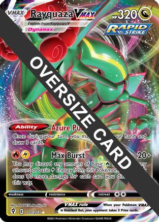 Rayquaza VMAX 111/203  - Holofoil Jumbo Cards