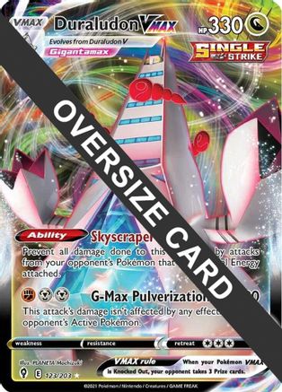 Duraludon VMAX 123/203  - Holofoil Jumbo Cards