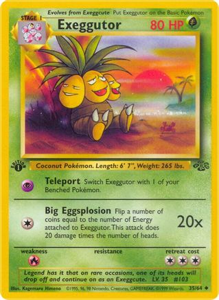 Exeggutor 035/64 - 1st Edition Jungle