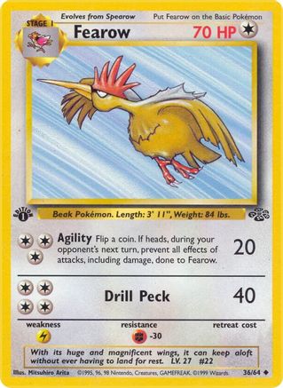 Fearow 036/64 - 1st Edition Jungle