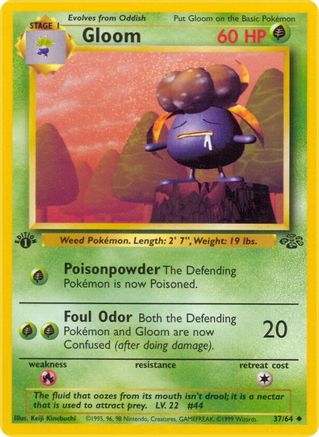 Gloom 037/64 - 1st Edition Jungle