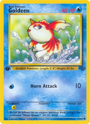 Goldeen 053/64 - 1st Edition Jungle