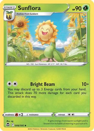 Sunflora 006/195 Silver Tempest