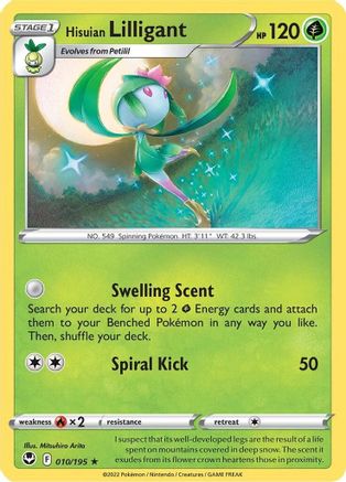 Hisuian Lilligant 010/195 Silver Tempest