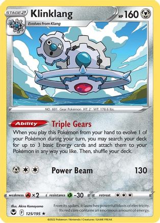 Klinklang 125/195 Silver Tempest