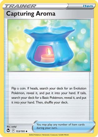 Capturing Aroma 153/195 - Reverse Holofoil Silver Tempest