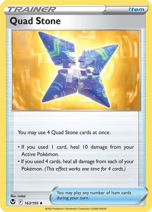 Quad Stone 163/195 Silver Tempest