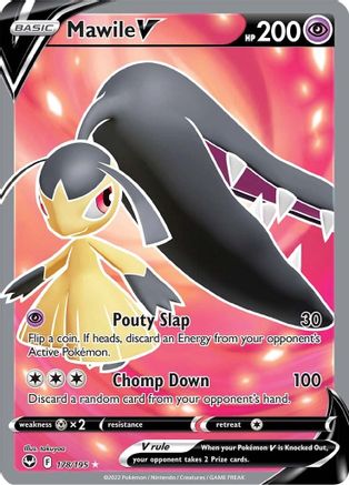 Mawile V (Full Art) 178/195 - Holofoil Silver Tempest