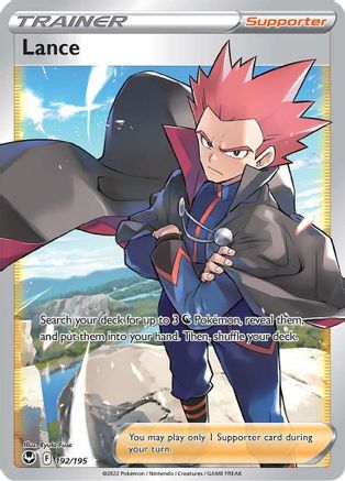 Lance (Full Art) 192/195 - Holofoil Silver Tempest