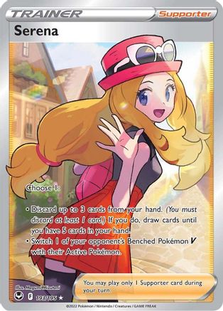 Serena (Full Art) 193/195 - Holofoil Silver Tempest