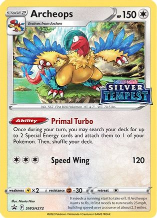 Archeops (Prerelease) SWSH272  - Holofoil SWSH Sword & Shield Promo Cards