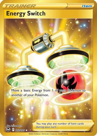Energy Switch (Secret) 212/195 - Holofoil Silver Tempest