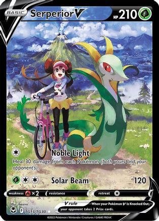 Serperior V TG13/TG30 - Holofoil Silver Tempest
