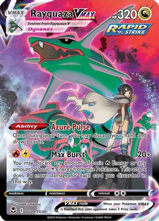 Rayquaza VMAX TG20/TG30 - Holofoil Silver Tempest