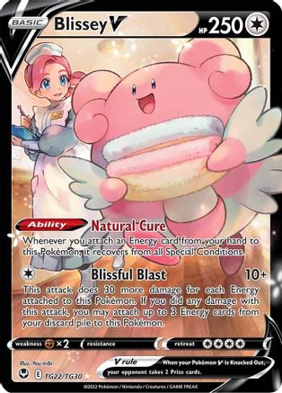 Blissey V TG22/TG30 - Holofoil Silver Tempest