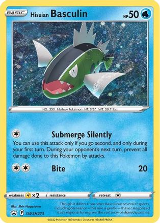 Hisuian Basculin SWSH273  - Holofoil SWSH Sword & Shield Promo Cards