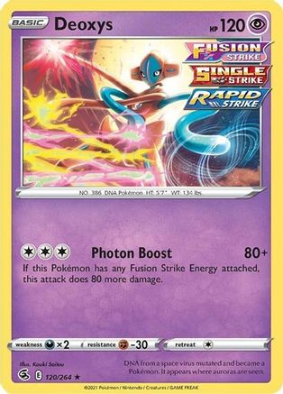Deoxys 120/264  Deck Exclusives