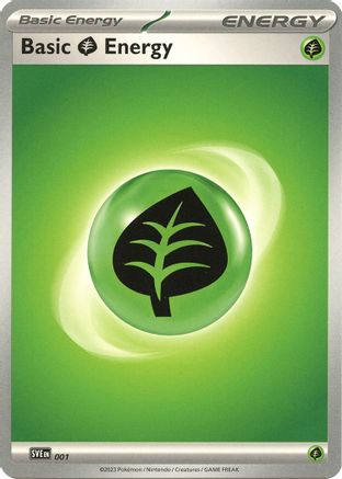 Basic Grass Energy 001  SVE Scarlet & Violet Energies