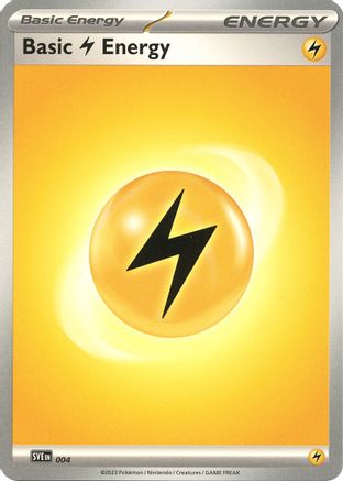 Basic Lightning Energy 004  SVE Scarlet & Violet Energies