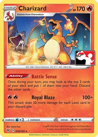 Charizard 025  Prize Pack Series Cards