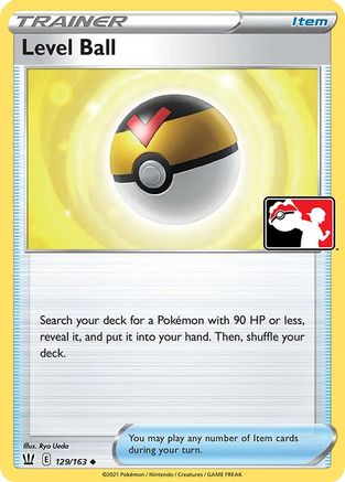 Level Ball 129/163  - Holofoil Prize Pack Series Cards