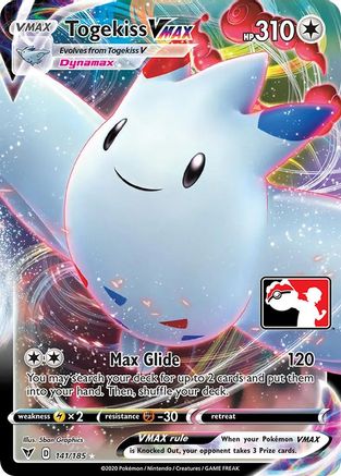Togekiss VMAX 141  - Holofoil Prize Pack Series Cards