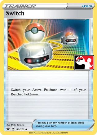Switch 183/202  - Holofoil Prize Pack Series Cards