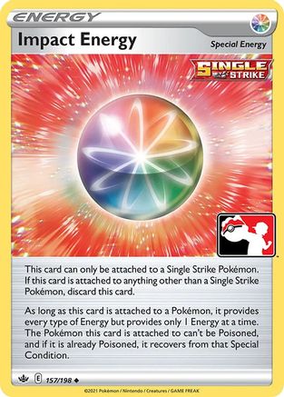 Impact Energy 157  - Holofoil Prize Pack Series Cards