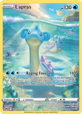 Lapras GG05/GG70  - Holofoil Crown Zenith Galarian Gallery