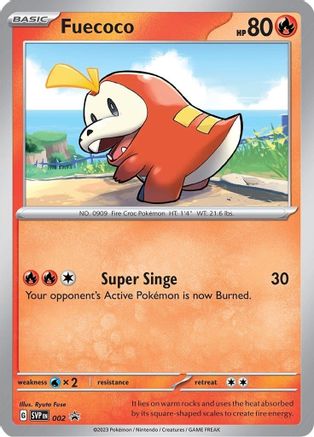 Fuecoco 002  - Holofoil SV Scarlet & Violet Promo Cards