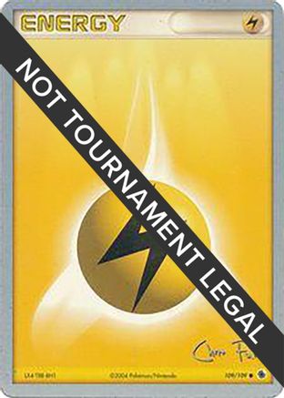 Lightning Energy - 2004 (Chris Fulop) 109  World Championship Decks