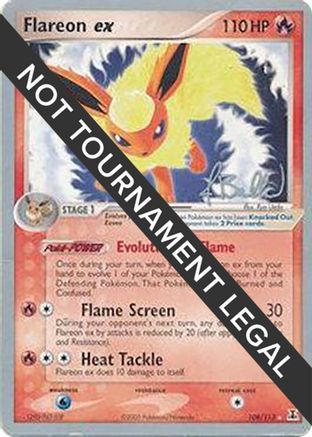 Flareon ex - 2006 (Jimmy Ballard) 108  World Championship Decks