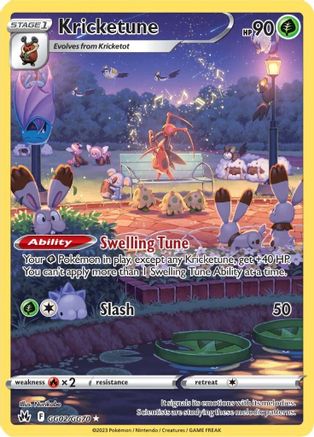 Kricketune GG02/GG70  - Holofoil Crown Zenith Galarian Gallery