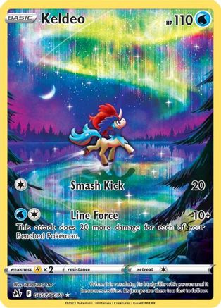 Keldeo GG07/GG70  - Holofoil Crown Zenith Galarian Gallery