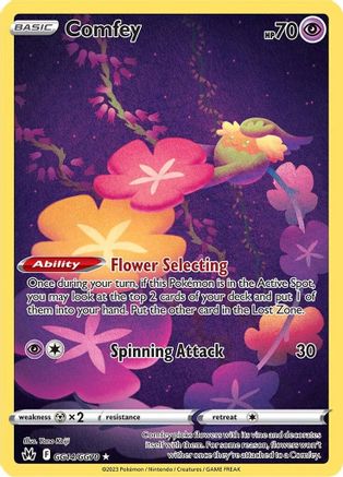 Comfey GG14/GG70  - Holofoil Crown Zenith Galarian Gallery