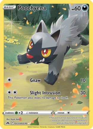 Poochyena GG33/GG70  - Holofoil Crown Zenith Galarian Gallery