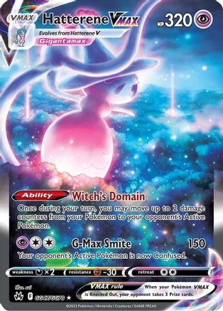 Hatterene VMAX GG47/GG70  - Holofoil Crown Zenith Galarian Gallery