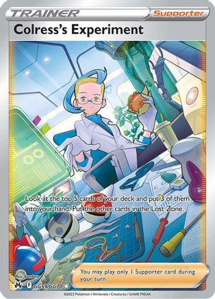 Colress's Experiment GG59/GG70  - Holofoil Crown Zenith Galarian Gallery