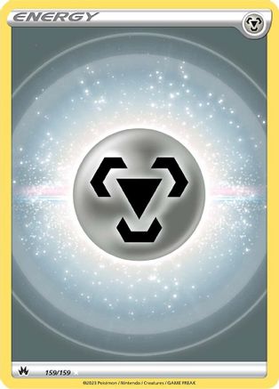 Metal Energy (Texture Full Art) 159/159  - Holofoil Crown Zenith