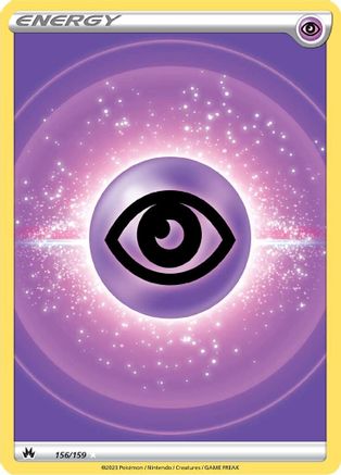 Psychic Energy (Texture Full Art) 156/159  - Holofoil Crown Zenith