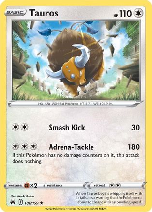Tauros 106/159  Crown Zenith