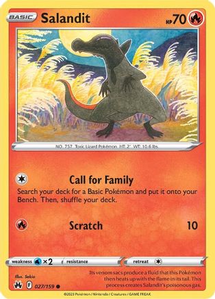 Salandit 027/159  Crown Zenith