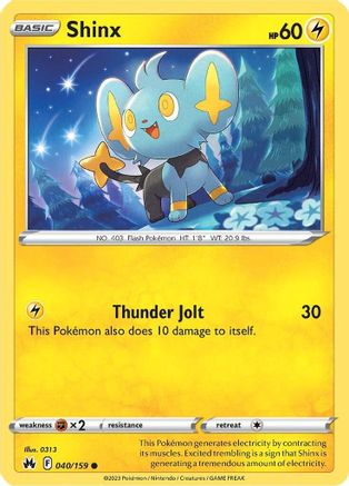 Shinx (40) (40) 040/159  Crown Zenith