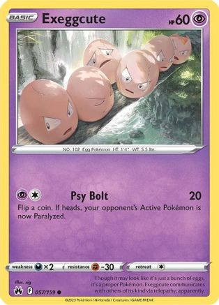 Exeggcute 057/159  Crown Zenith