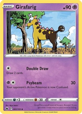 Girafarig 061/159  Crown Zenith