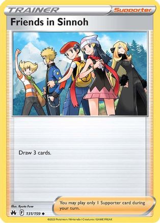 Friends in Sinnoh 131/159  Crown Zenith