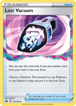 Lost Vacuum 135/159  - Reverse Holofoil Crown Zenith