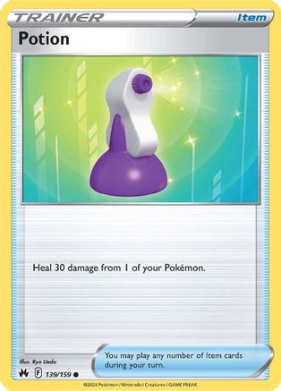 Potion 139/159  - Reverse Holofoil Crown Zenith