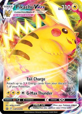 Pikachu VMAX SWSH286  - Holofoil SWSH Sword & Shield Promo Cards