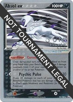 Absol ex - 2007 (Jun Hasebe) 092  World Championship Decks